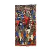 Tapis boucherouite 224 x 112 cm