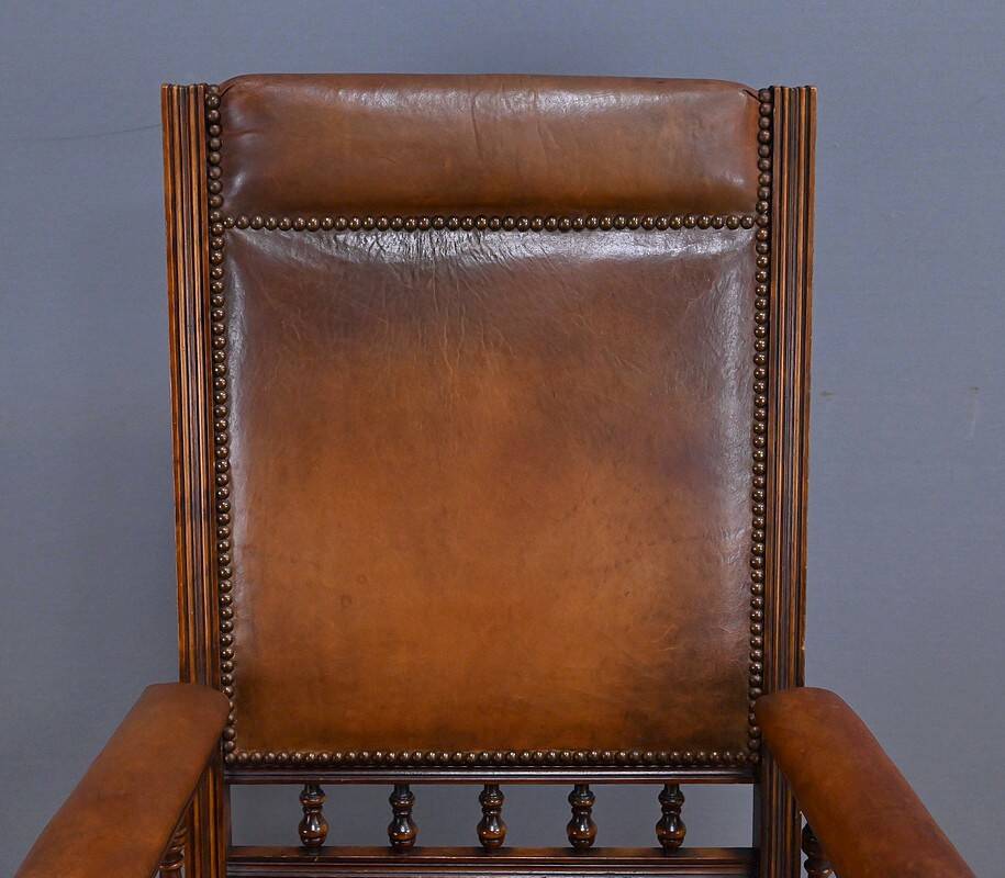Mahogany rocking chair, England – early 20th century