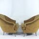 Paire de fauteuils, Isa Bergamo,  Italie des années 1950