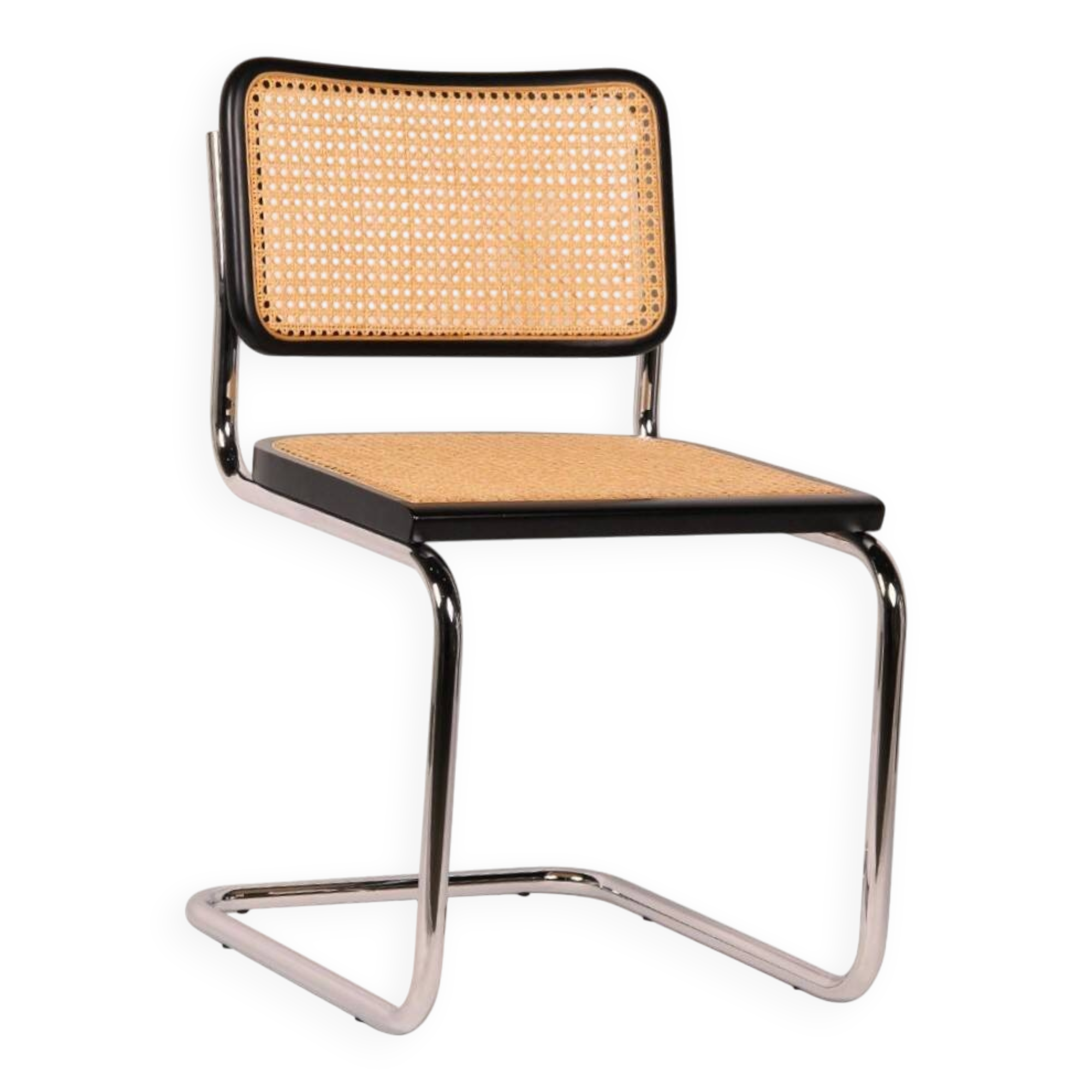 Cesca B32 black chair – design inspired by Marcel Breuer