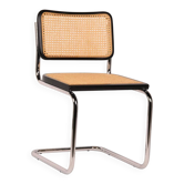 Chaise Cesca B32 noire – design inspiré de Marcel Breuer