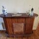 Wicker rattan counter bar 1970