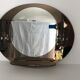 Lupi Crystal Luxor Mirror with 2 integrated wall lights and shelf
