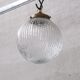 Suspension italienne en verre et laiton