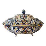 Desvres old Rouen faience plate