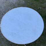 Round folding metal table – circa 1950