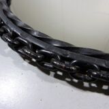 1960's Vintage Wrought Iron Chain Mirror