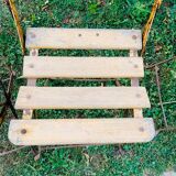 Ensemble de 4 chaises de jardin pliantes