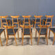 Mid-century Belgian dining chairs, set of 10, 1960s