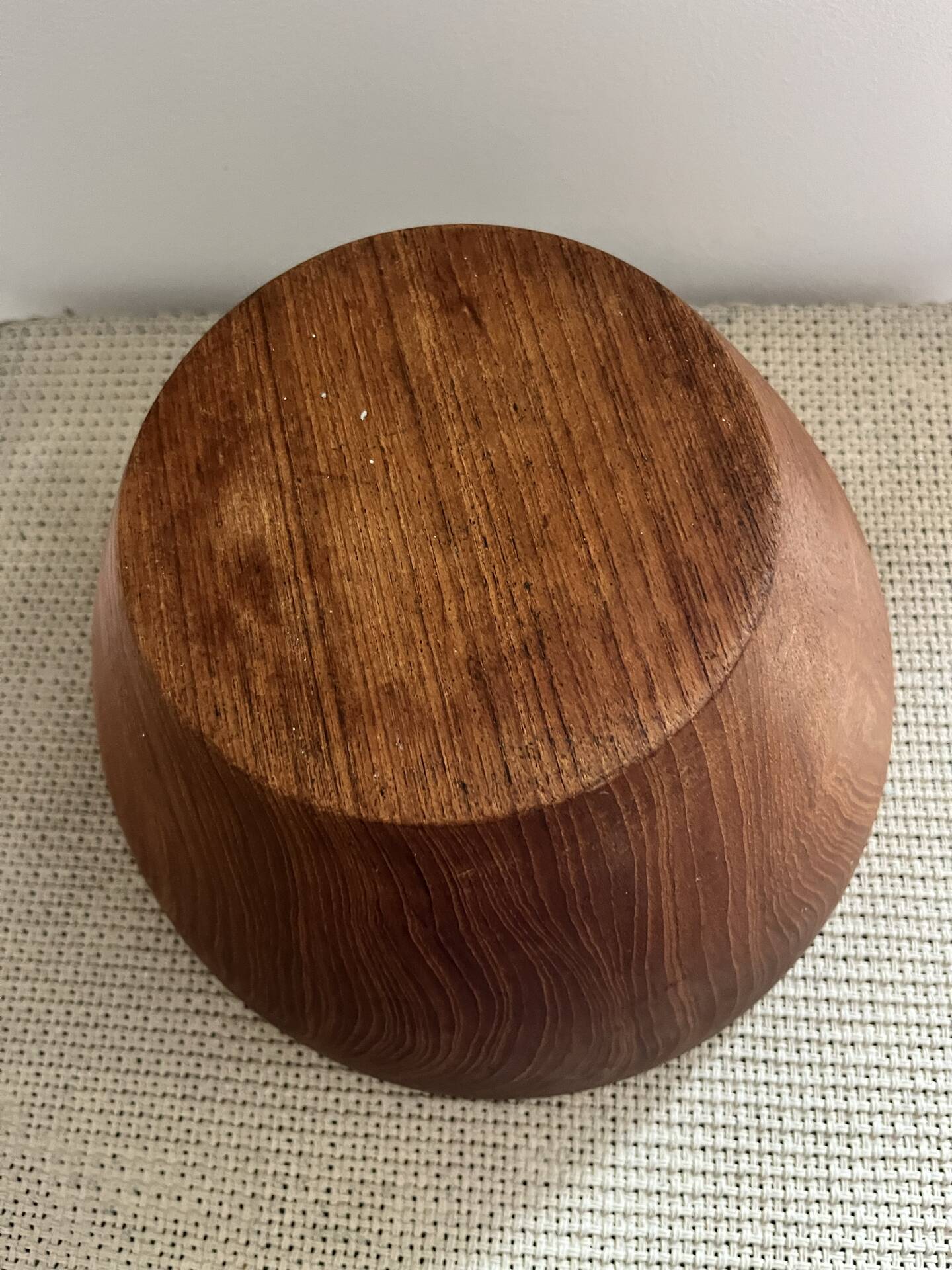 Wooden salad bowl