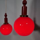 Lampe Cascade plafonnier design années 1970