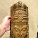 Hindu Shiva mask head wooden sculpture?