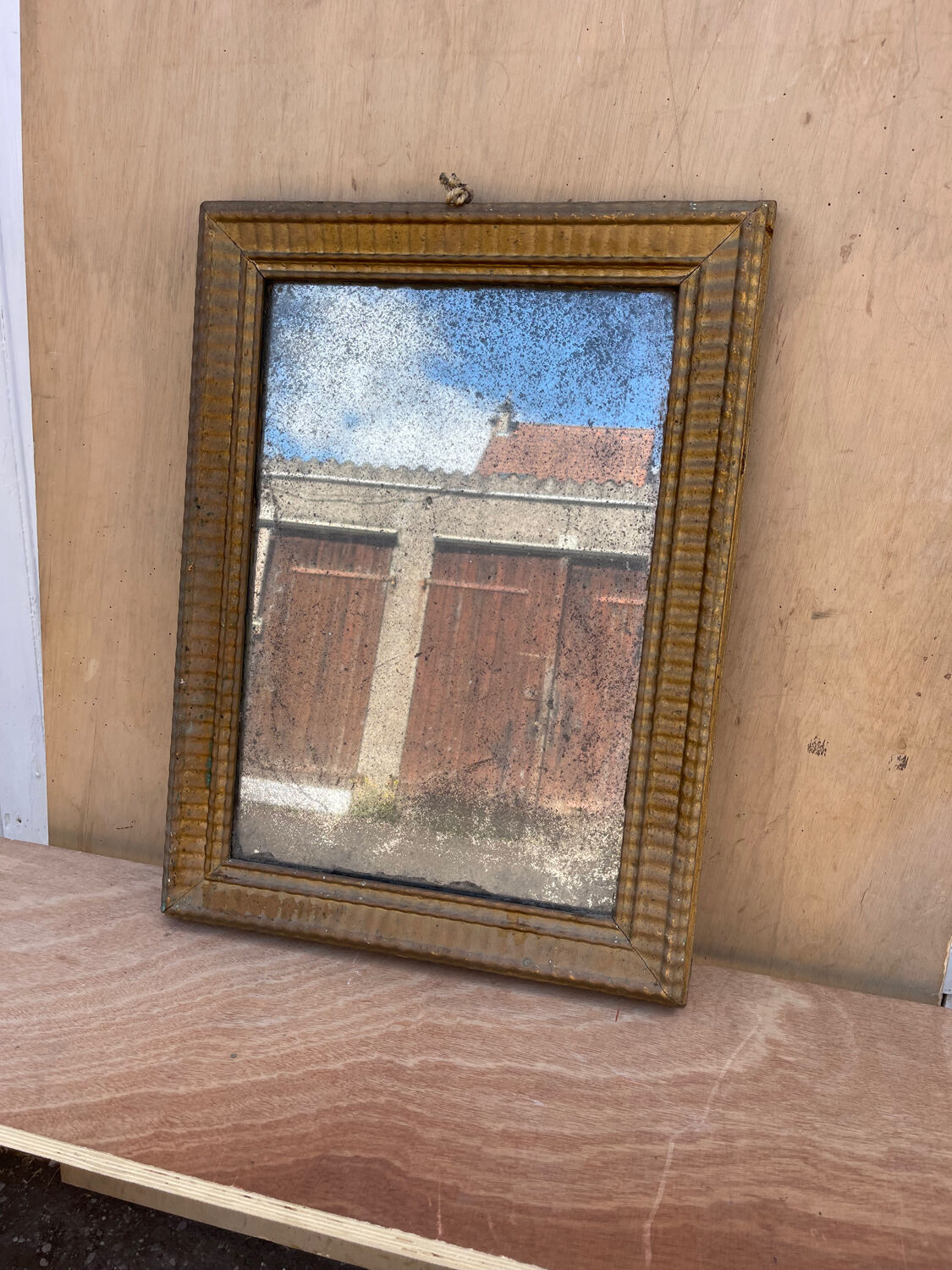 Mirror period louis XVI late eighteenth hau 60 x 44 cm