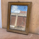 Mirror period louis XVI late eighteenth hau 60 x 44 cm