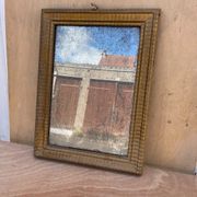 Mirror period louis XVI late eighteenth hau 60 x 44 cm