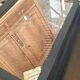 Antique display cabinet on legs