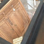 Antique display cabinet on legs
