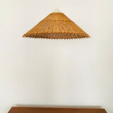 Wicker pendant lamp