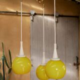 Hanging lamp cascade 3 vintage globes