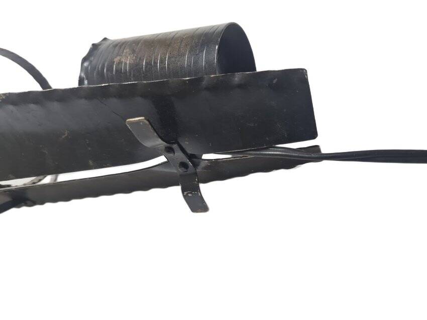 Polish brutalist wall lamp, 1970s