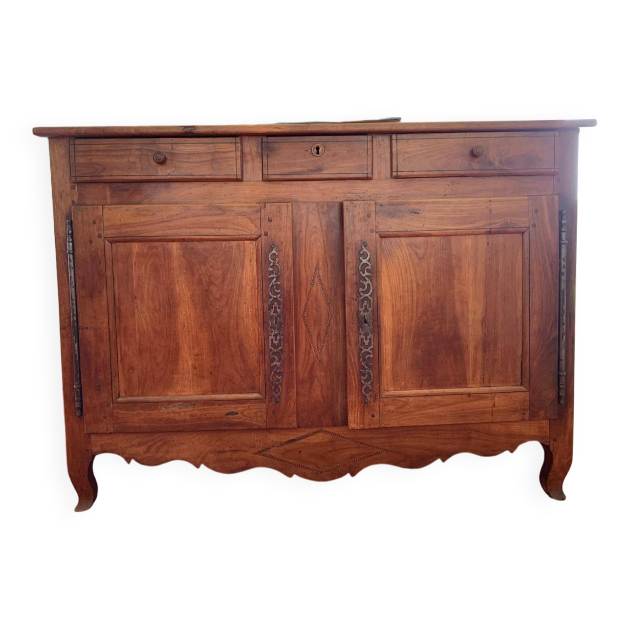 Old buffet in cherry wood