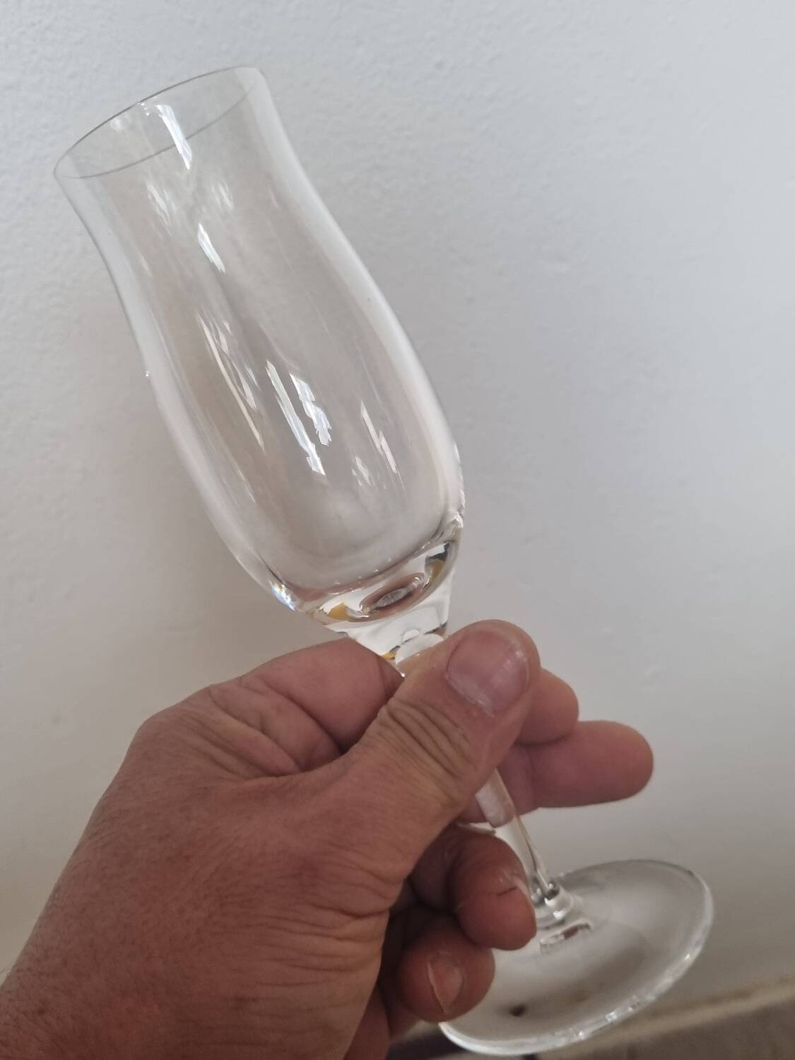6 St Louis crystal flutes
