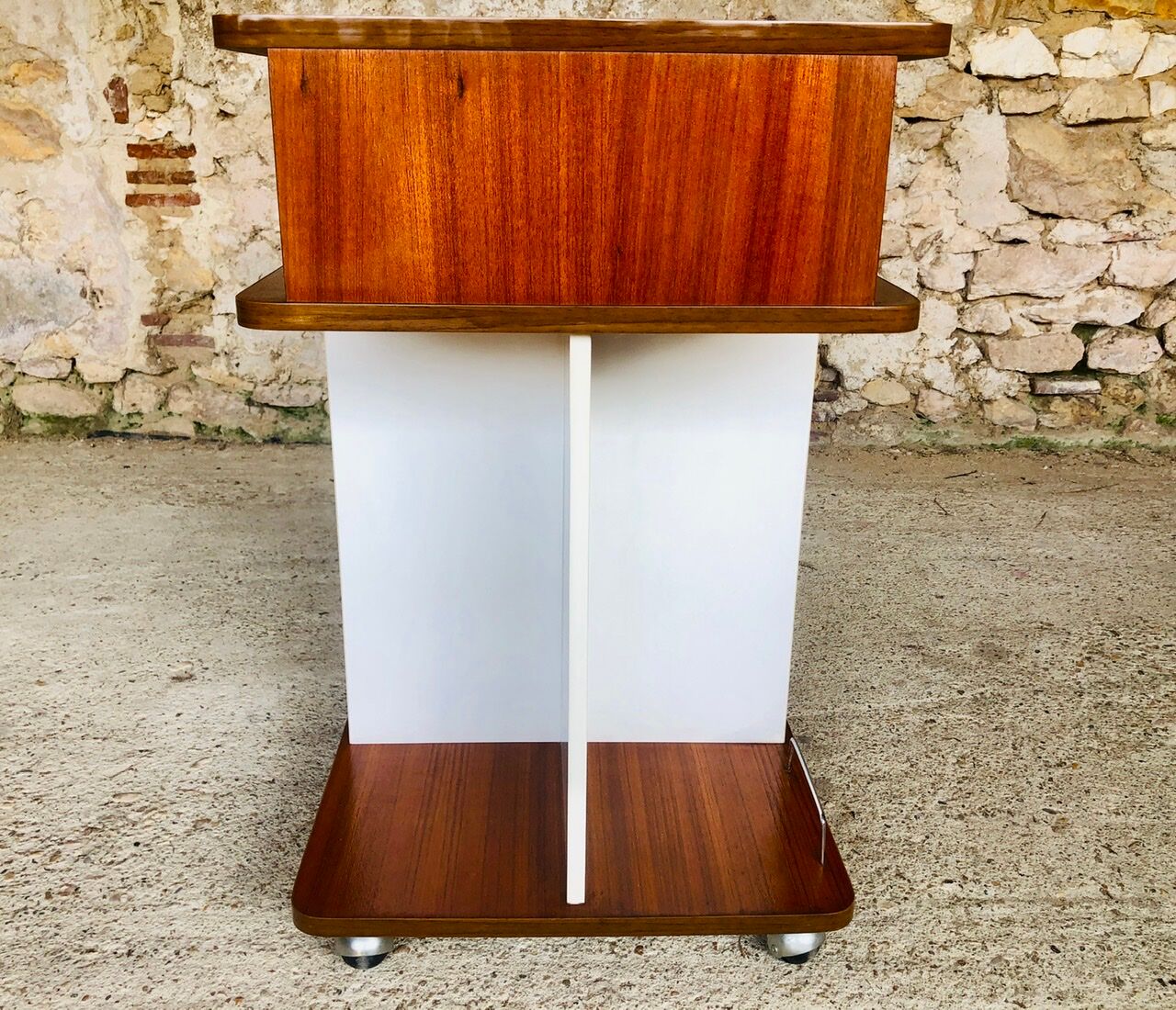 Stereo hi-fi stand / teak tv circa 70/80