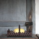 Vintage wooden basket, wooden fruit bowl, kitchen, nature, folk art