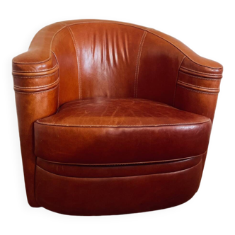 Fauteuil pivotant Romeo by Claude Dalle