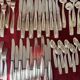 A cutlery set of 81 pieces.