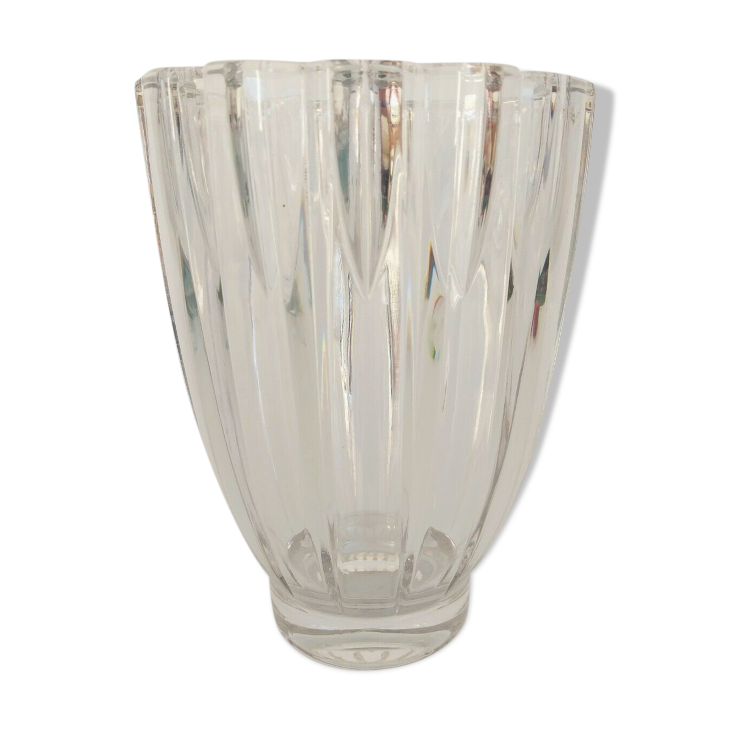 Vase pan coupe 1940 Villeroy and Boch design vintage 2 kilos 2