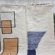 Traditional handmade Beni Ouarine rug 250cmx150cm