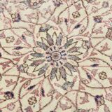 9x12 Faded Beige Large Area Vintage Persian Rug, 277x354 Cm