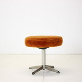 Swivel stool or footstool, czechoslovakia,1970s