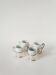 Set of 4 porcelain and silver-plated coffee cups, 1970.