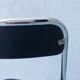 Chaise pliante chrome et skaï, vintage 70