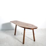 Brutalist tripod side table