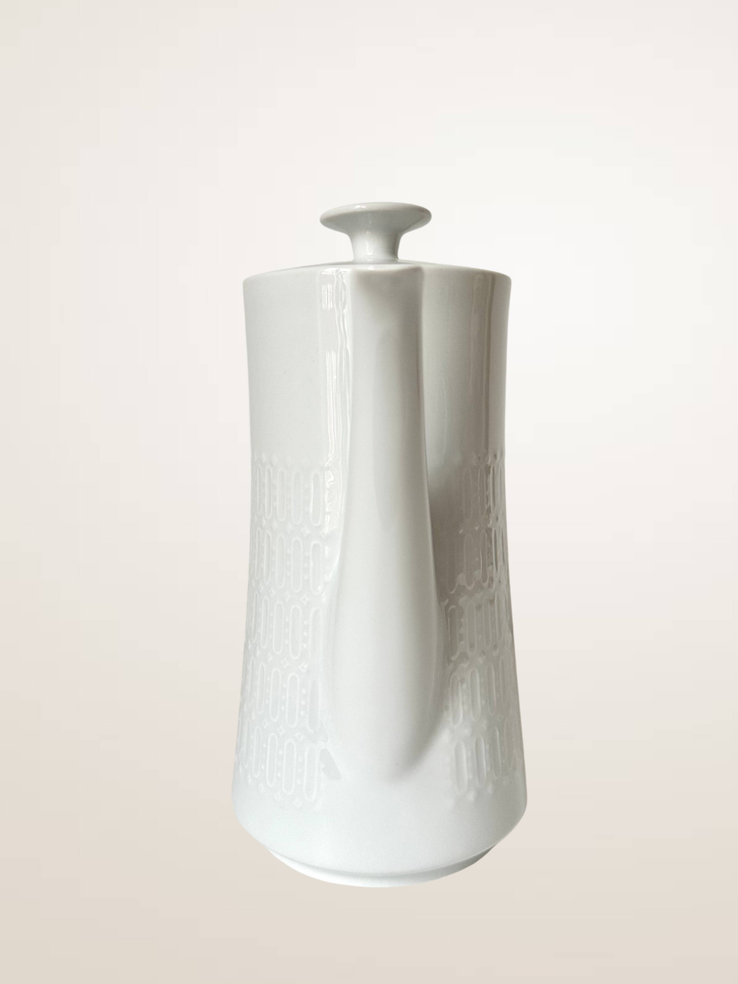 White porcelain coffee pot Winterling