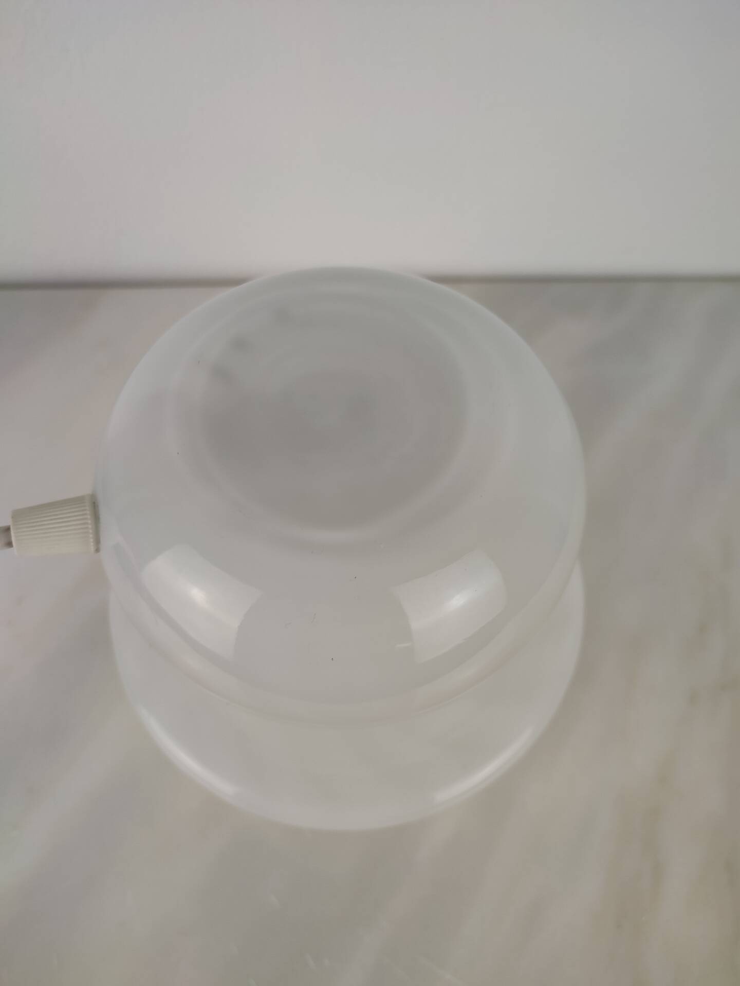 Lampe de table champignon en verre de Murano vintage