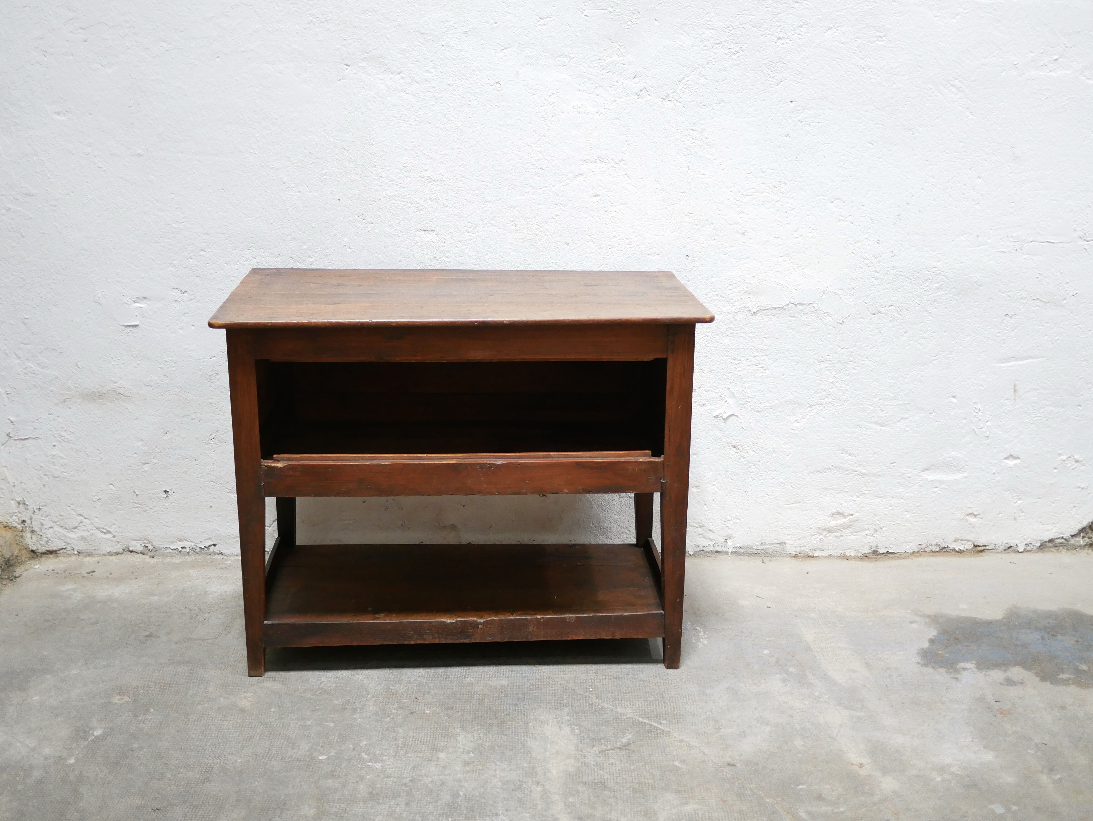 Wooden country storage cabinet