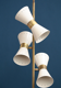3 cones butterfly floor lamp