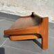 Kai Kristiansen teak wall shelf with drawers, Kaagaards Møbelfabrik, 1960s