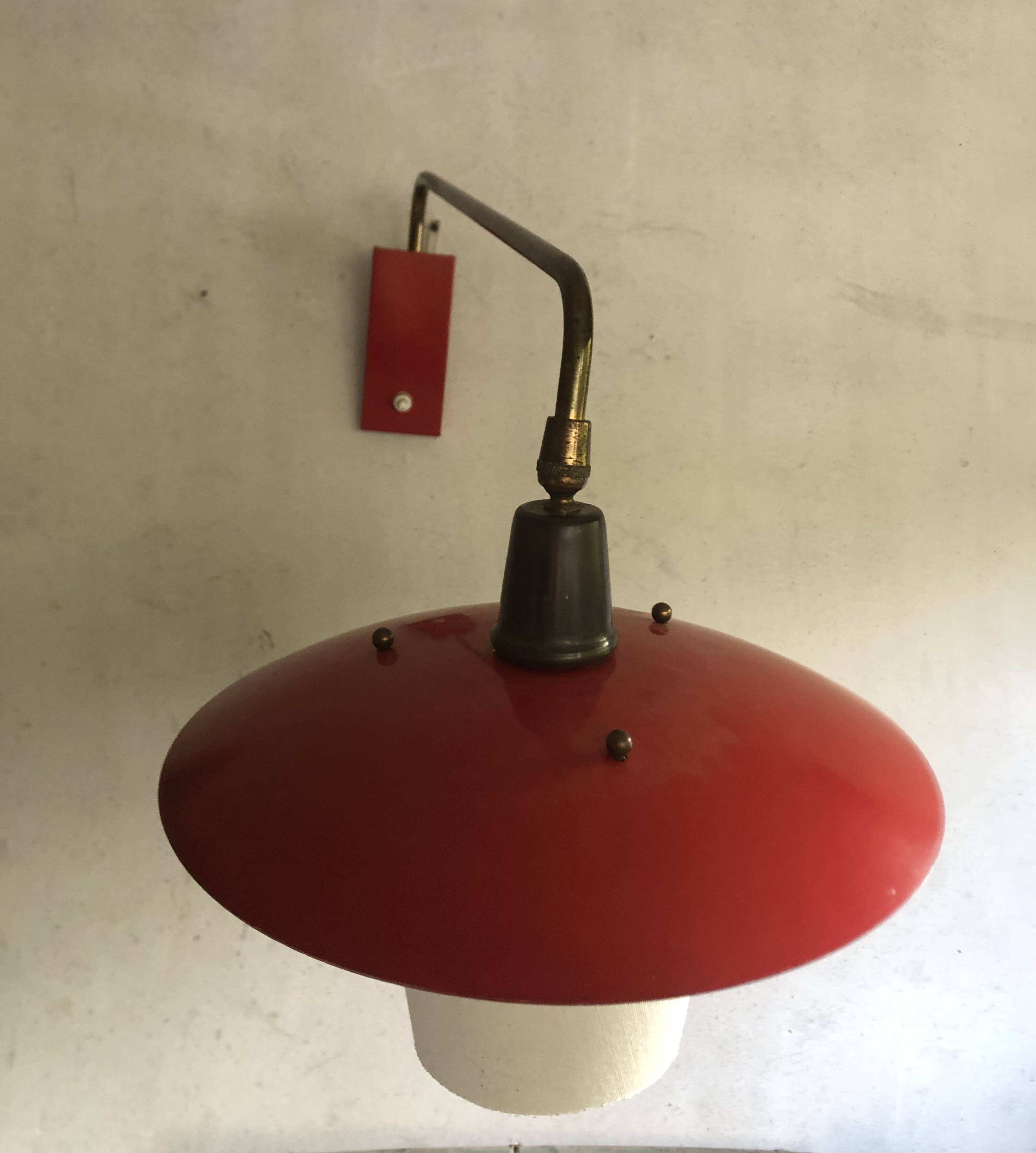 Wall light with arm, 50s/60s design
