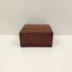 Rectangular wooden box deco in relief 15 cm x 13 cm