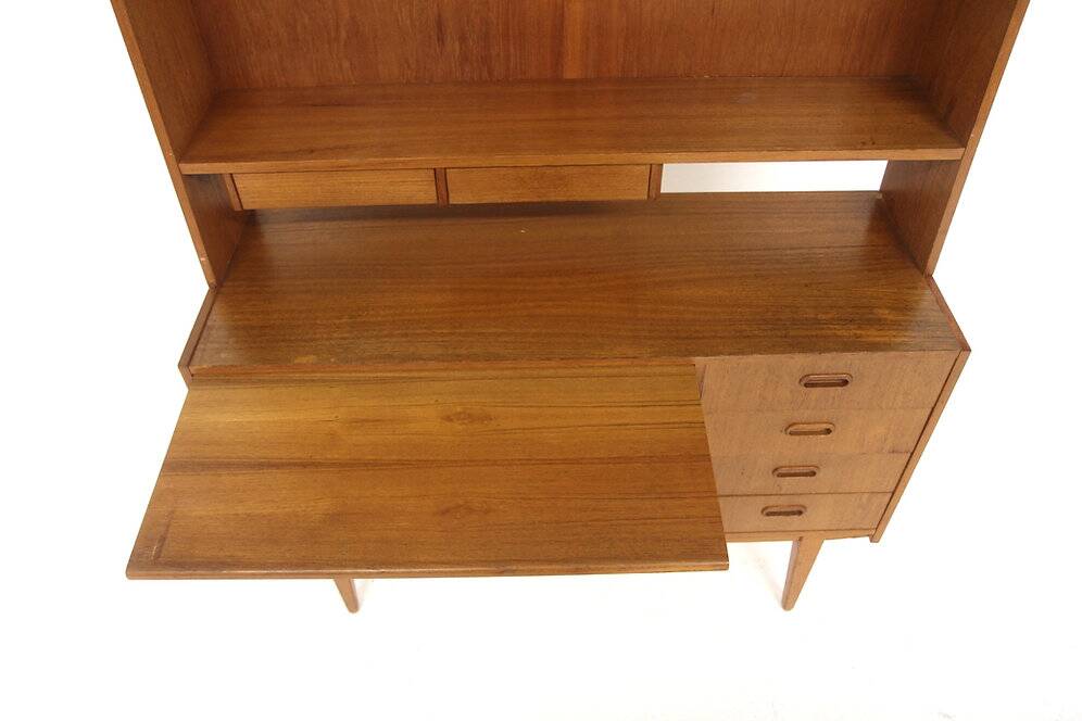 Secrétaire scandinave en teck, Suède, 1960