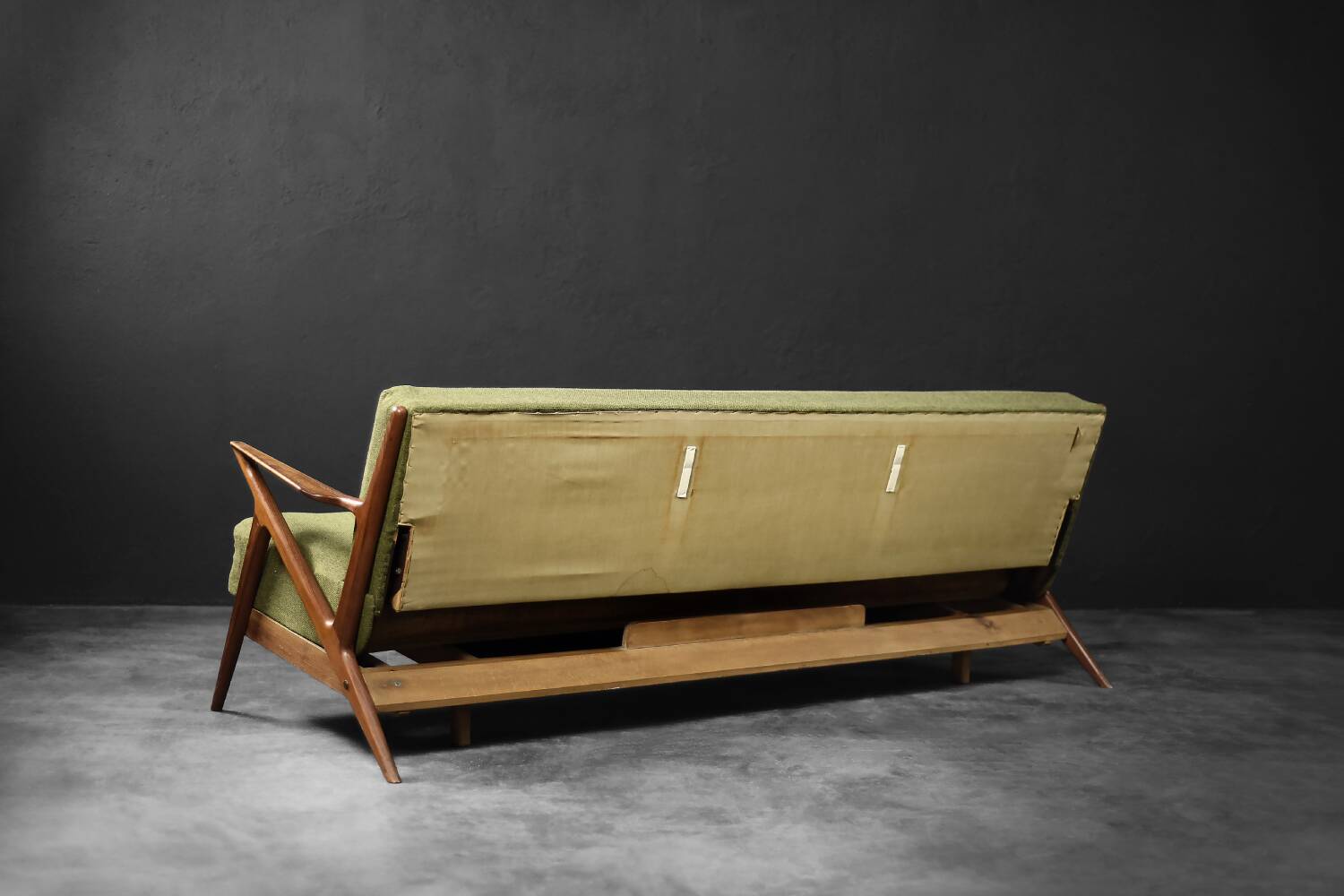 Vintage Danish 3-seater canapé from the mid-century, designed by Poul Jensen for Selig.