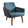 Vintage armchair on straight legs