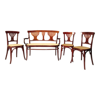 Salon chairs and banquette bistrot Fischel