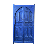 Porte bleu