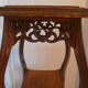 Sellette art new in bois and marbre jugenstyl